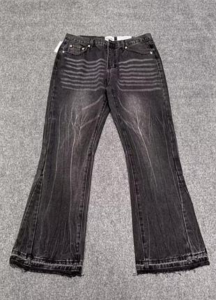 Джинси чоловічі gallery dept flared jeans чорні
