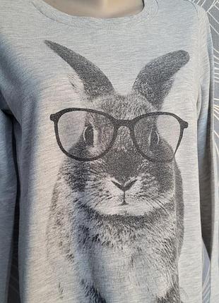 Бавовна 🐇 🐇 🐇 зайчик красивий, м'який модний джемпер 🐇 🐇 🐇
