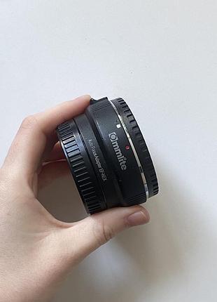 Адаптер ommlite sony e-mount - canon ef-mount з автофокусом