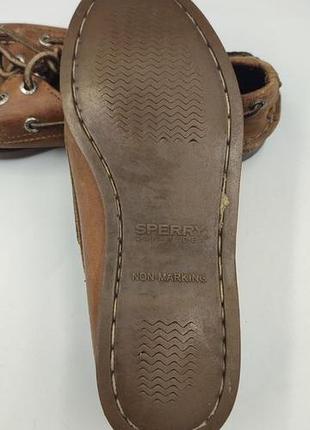 Женские кожаные топсайдеры sperry authentic original оригинал мокасины размер 37 (стелька 23.5 см) 4