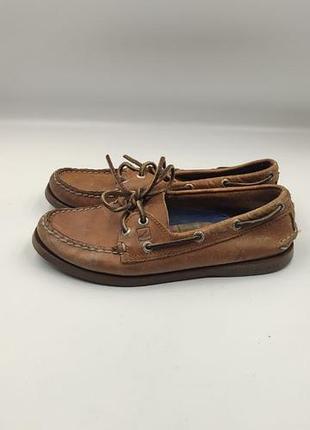 Женские кожаные топсайдеры sperry authentic original оригинал мокасины размер 37 (стелька 23.5 см) 2