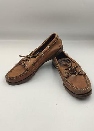 Жіночі шкіряні топсайдери sperry authentic original оригінал мокасини розмір 37 (устілка 23.5 см)