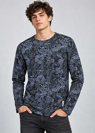 Термо лонгслів від бренду ed hardy