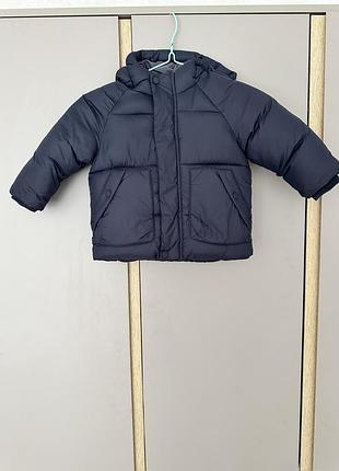 Куртка zara 80/86 демісезонна, синя куртка розмір 80