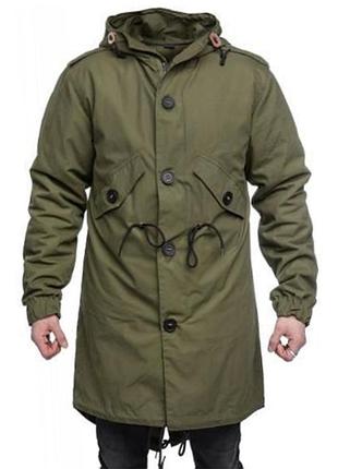 Гражонська версія американської військової парки m-1951 (särmä windproof fishtail parka), р. м, від фінського бренда varusteleka