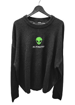 Чоловічий светр cropp alienated чорний розмір xl