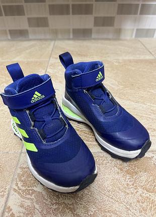 Кросівки для хлопчиків adidas сині з салатовим