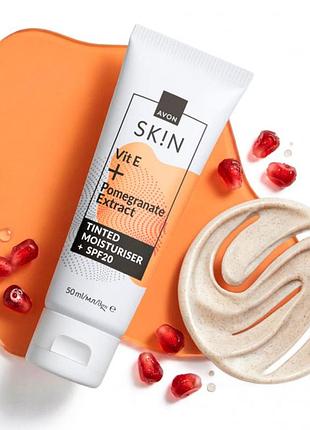 Увлажняющий крем для лица с тональным эффектом spf20