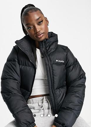 Пуховик куртка columbia cropped puffer