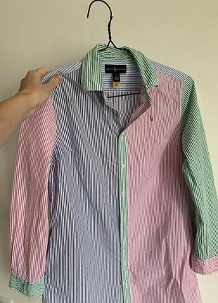 Сукня-сорочка у смужку ralph lauren / підліткова, ххс