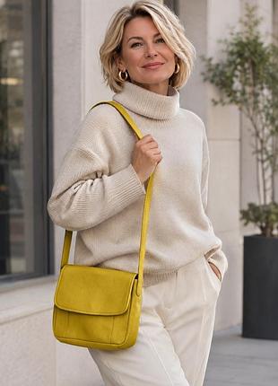 Шкіряна сумка crossbody east