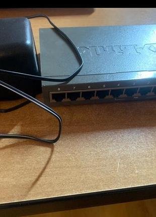 Комутатор d-link des-1008p 8-портовий