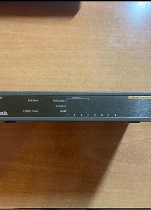 Комутатор d-link des-1008p 8-портовий 4
