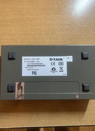 Комутатор d-link des-1008p 8-портовий 6