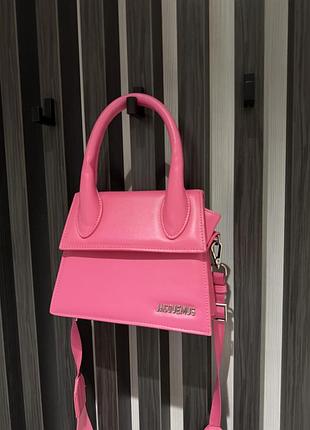 Сумка жіноча рожева в стилі jacquemus 4