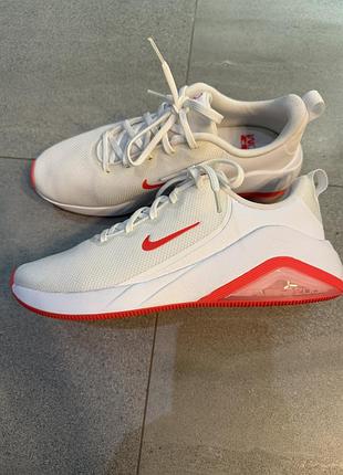 Кросівки жіночі nike білі, червоні, розмір 40, довжина устілки 26 см