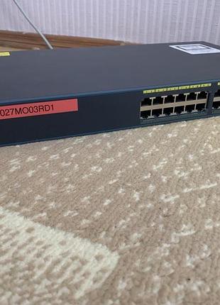 Комутатор cisco catalyst ws-c2960+24tc-l 24 порти