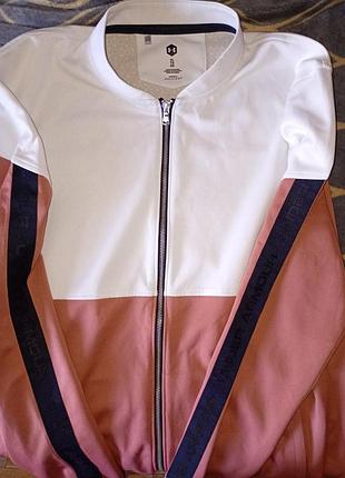 Олімпійка чоловіча under armour біла з персиковим