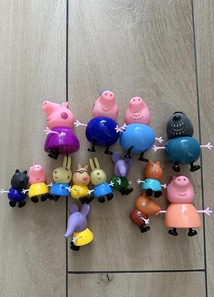 Останні фігурки свинка пеппа peppa pig ціна за 1 фігурку