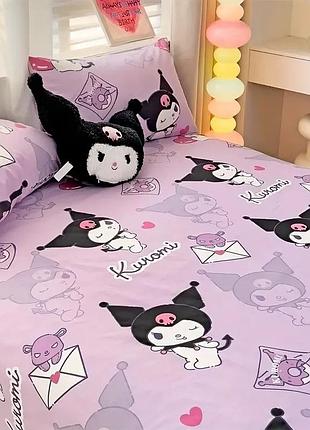 Постельное белье подростковое бязь kuromi