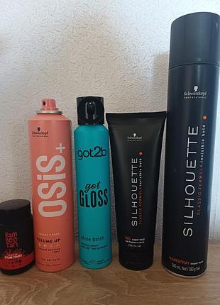 Лак для волосся,гель для волосся schwarzkopf professional silhouette