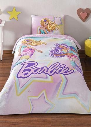 Постельное белье tac подростковое barbie mermaid ранфорс