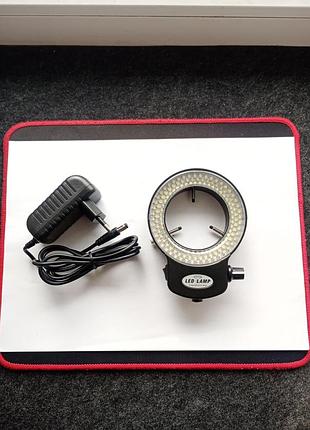 Кільцеве світлодіодне підсвічування 144 led ring light з блоком живлення