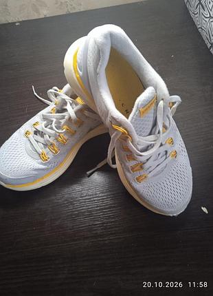 Кросівки жіночі nike літні сірі з жовтим, розмір 35-36, довжина устілки 23,5 см