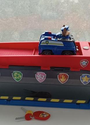 Ігровий набір paw patrol patroller трансформер автовоз 68 см
