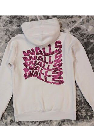 Худі офіційний мерч louis tomlinson walls білий худі кофта one direction