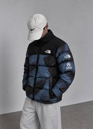 Пуховик чоловічий the north face синій