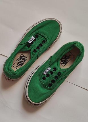 Кеди дитячі vans зелені