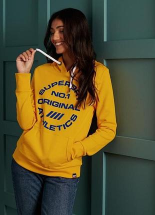 Женская кофточка худи super dry, размер м-л