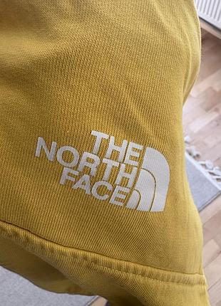 Світшот the north face жовтий 2