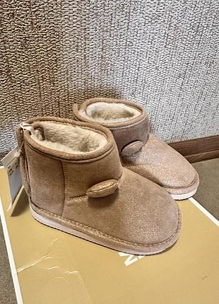 Уггі для дівчинки h&m бежеві
