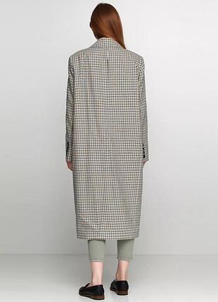 Пальто жіноче h&m у клітинку 2