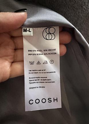 Пальто жіноче coosh select сіре 9