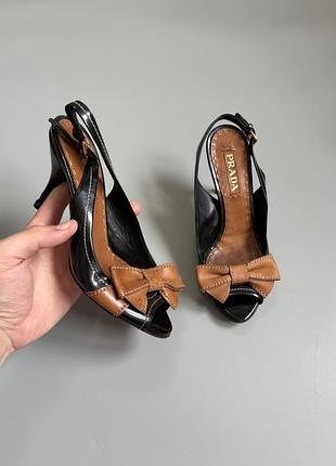 Туфли prada с бантиком 37(23.5см)