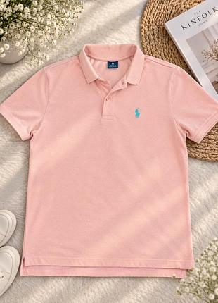 Чоловіче поло polo ralph lauren рожеве