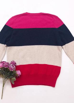 Джемпер кашемировый в полоску marks & spencer, кашемир. 7