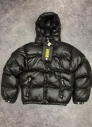 Чоловіча куртка moncler puffer jacket black x 1017 alyx 9sm shell hooded