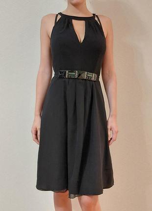 Черное платье ted baker london 100% шелк 2