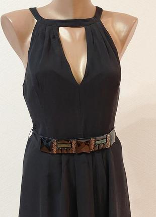 Черное платье ted baker london 100% шелк 8