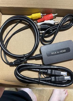Конвертер cvbs/rca (тюльпани) в hdmi