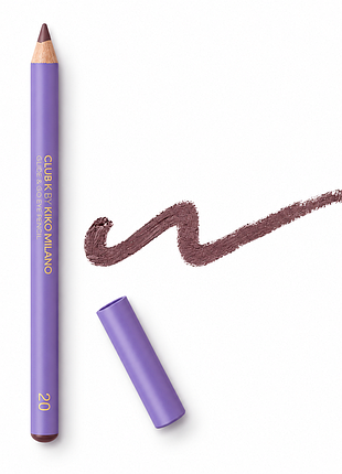 Олівець для очей kiko milano club k glide & go eye pencil - 20 backstage pass — ожиновий blackberry (000303-20)