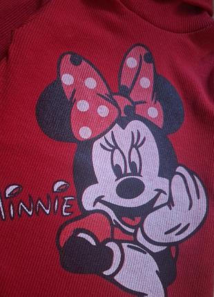 Гольф (водолазка) "minnie mouse" красный 2