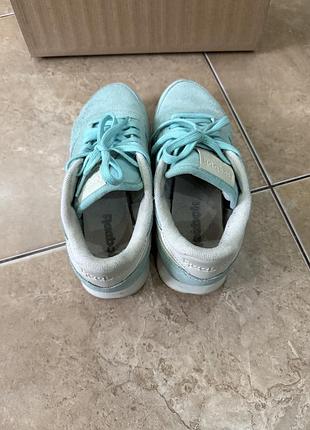Замшевые кроссовки. reebok. 4