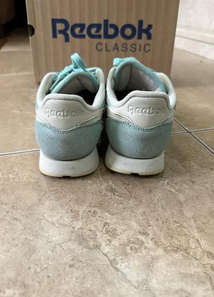 Замшевые кроссовки. reebok. 5