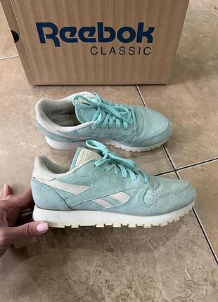 Замшевые кроссовки. reebok. 6
