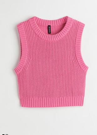 В'язанна безрукавка h&m